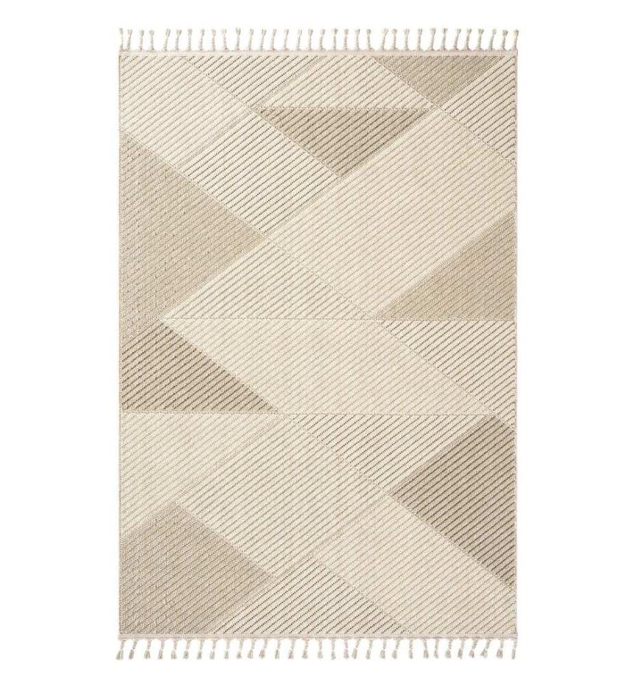Tapis, 200 x 300, crème, 100 % POLYPROPYLÈNE