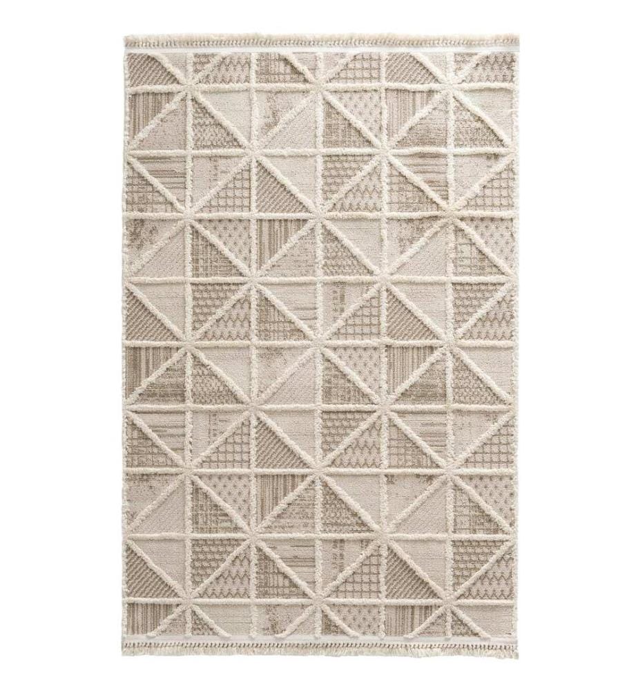 Tapis, 160 x 230, crème, 100 % POLYESTER