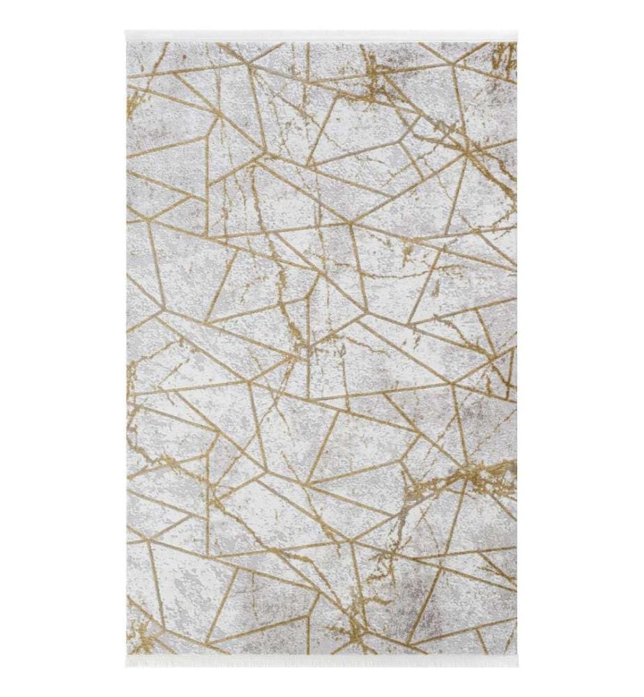 Tapis, 120 x 180, moutarde, 100 % ACRYLIQUE