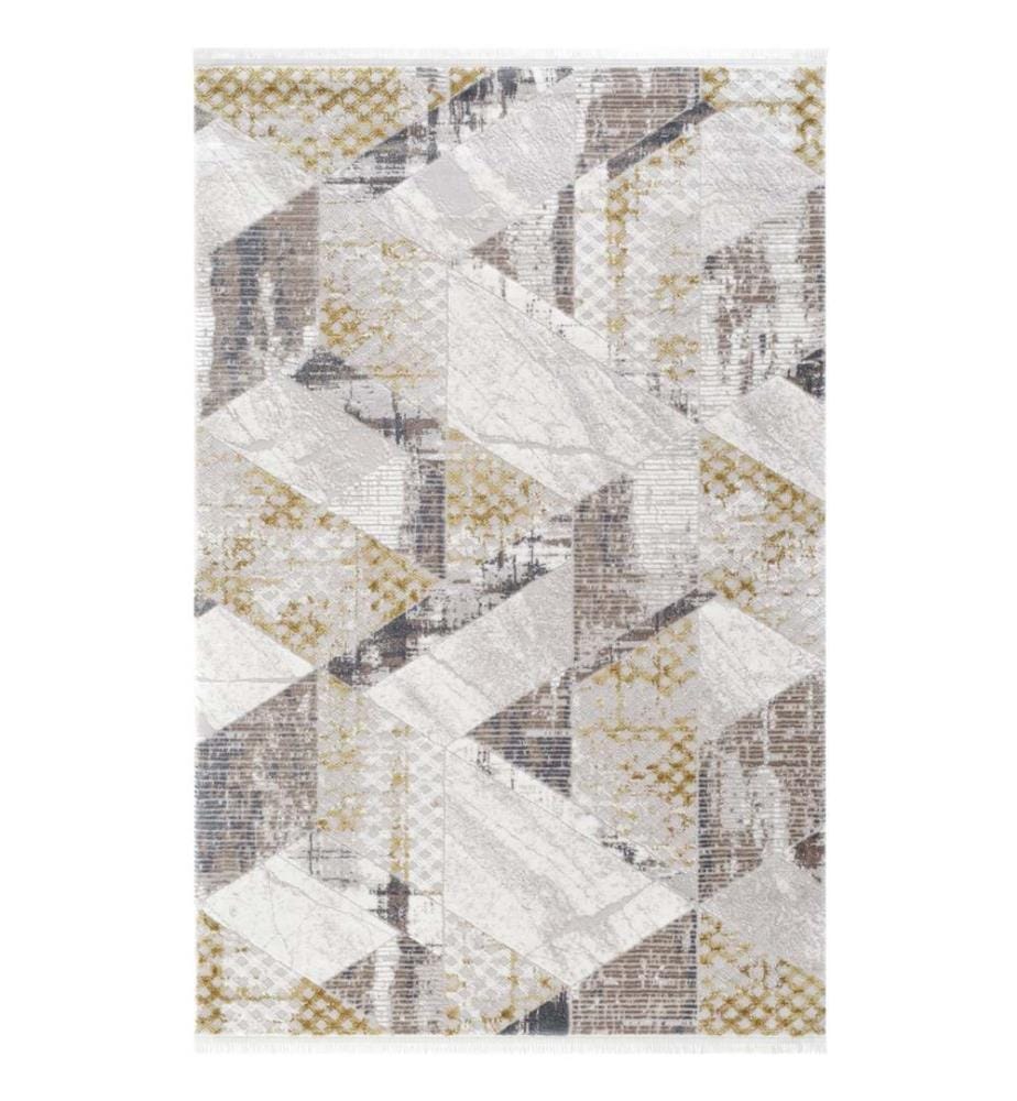Tapis, 120 x 180, crème, 100 % acrylique