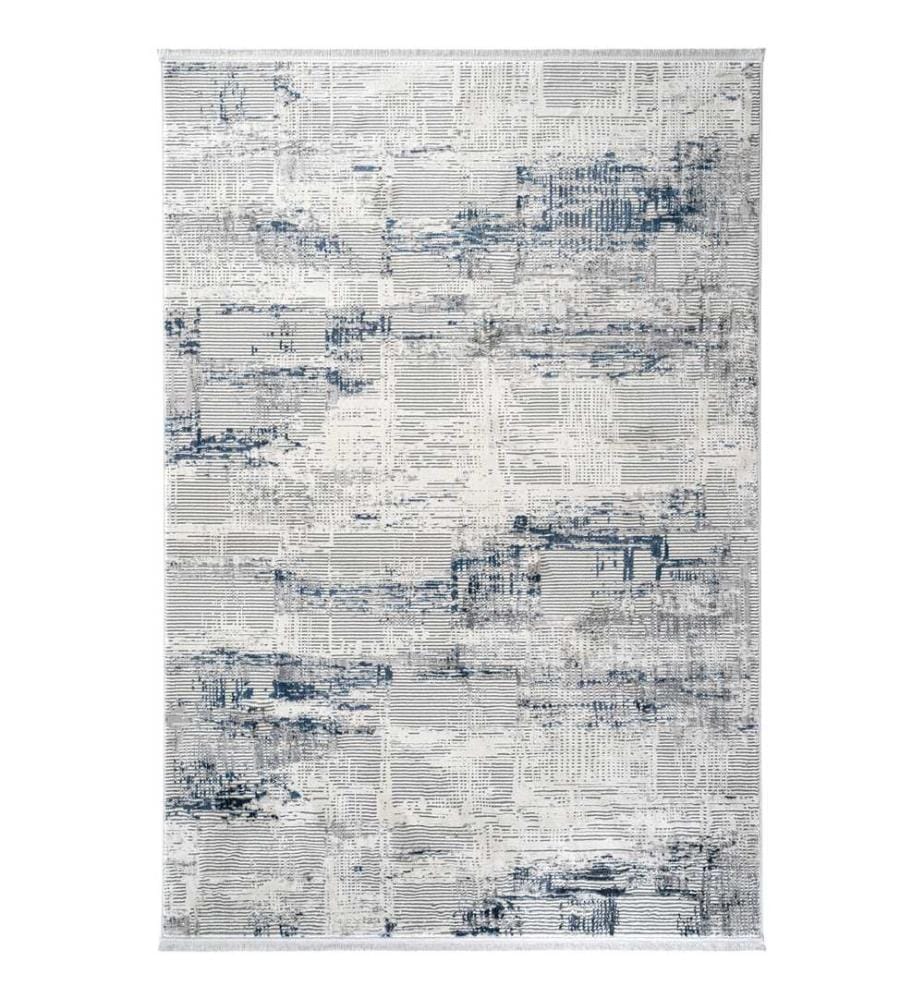 Tapis, 80 x 450, bleu, 100 % POLYPROPYLÈNE