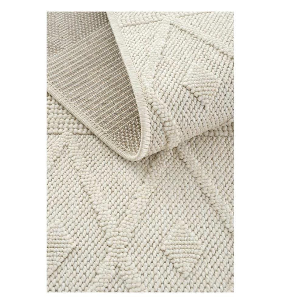 Tapis, 80 x 450, crème, 90 % POLYPROPYLÈNE / 10 % JUTE