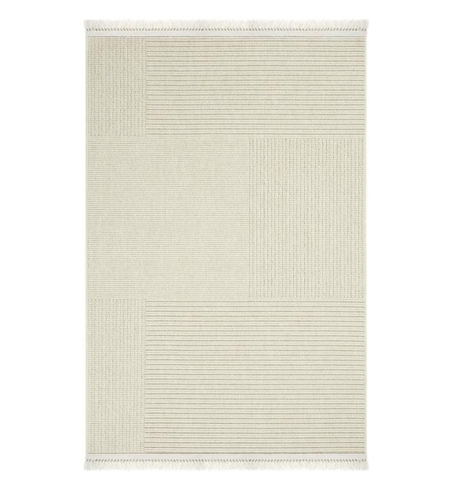 Tapis, 120 x 450, crème, 90 % POLYPROPYLÈNE / 10 % JUTE