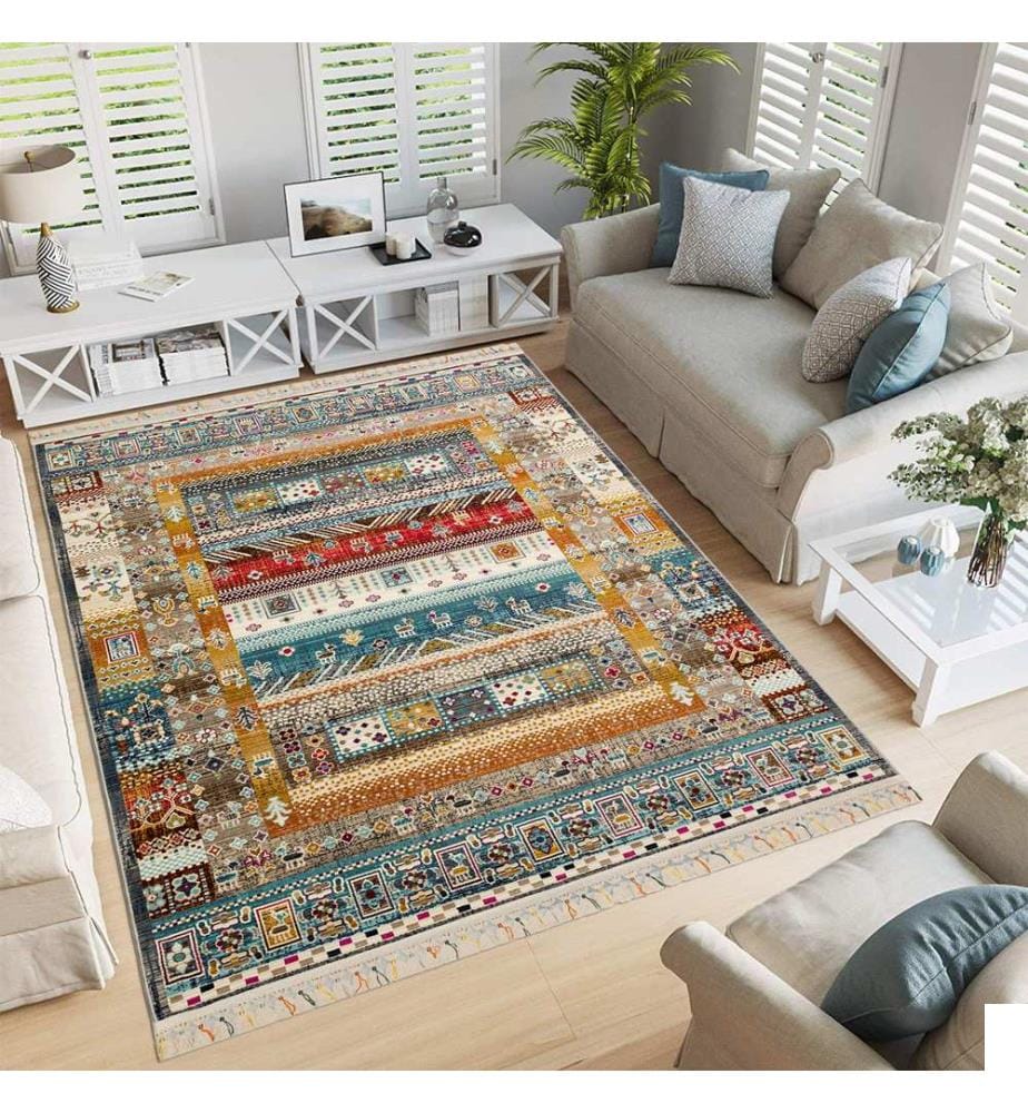 Coloré, Tapis De Fusée Courte, 120 X 180 cm, Polypropylène
