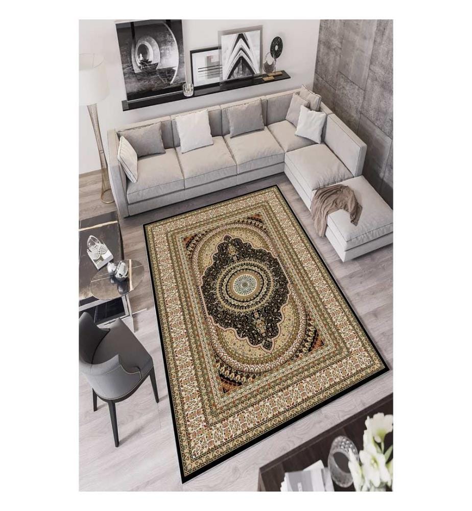 Tapis, 60 x 100, Écru, 100 % POLYESTER