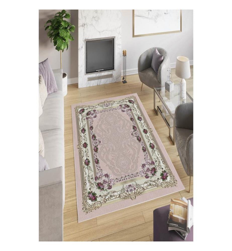 Tapis, 180 x 280, rose, 100 % POLYESTER