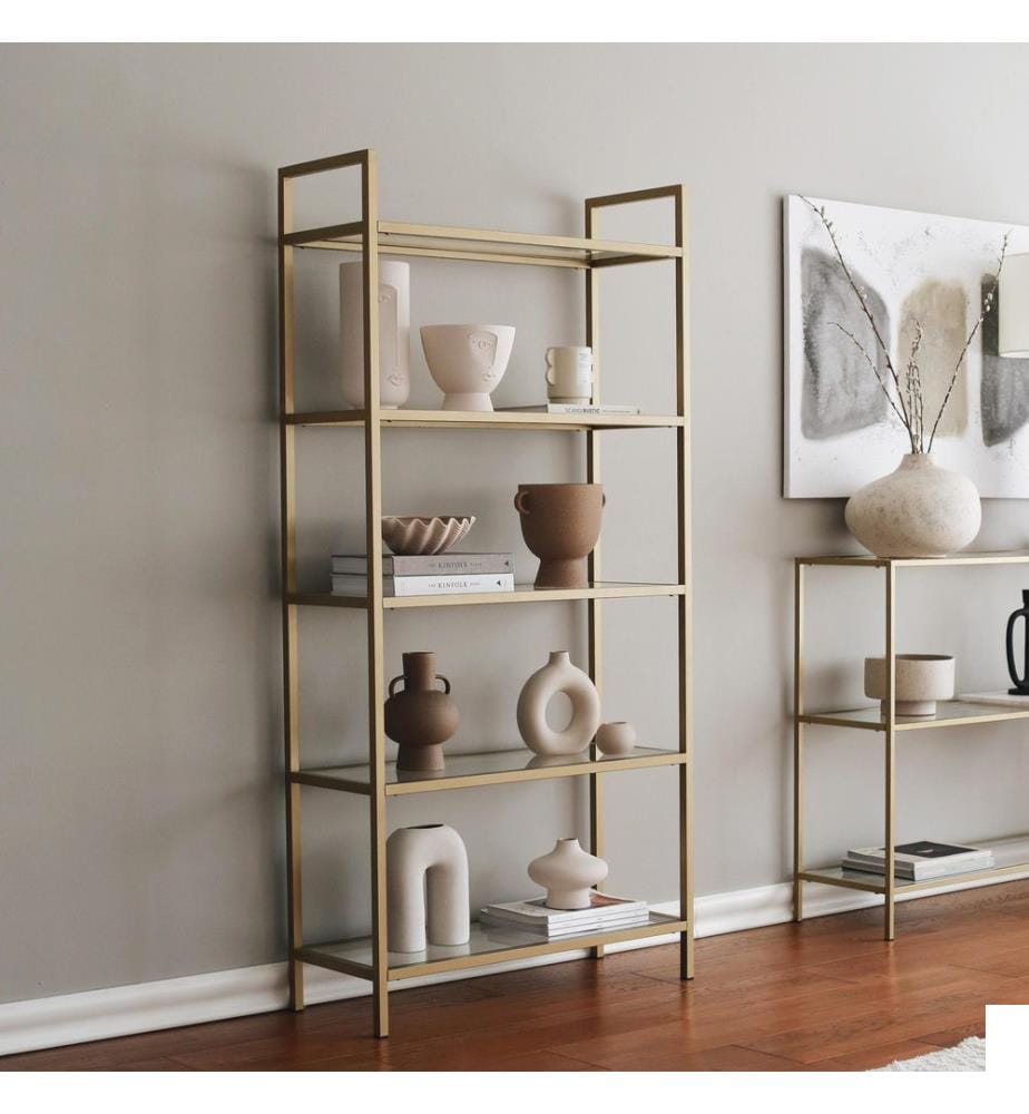 Or, Étagères, 165X80X30 cm, Verre À Goûté
