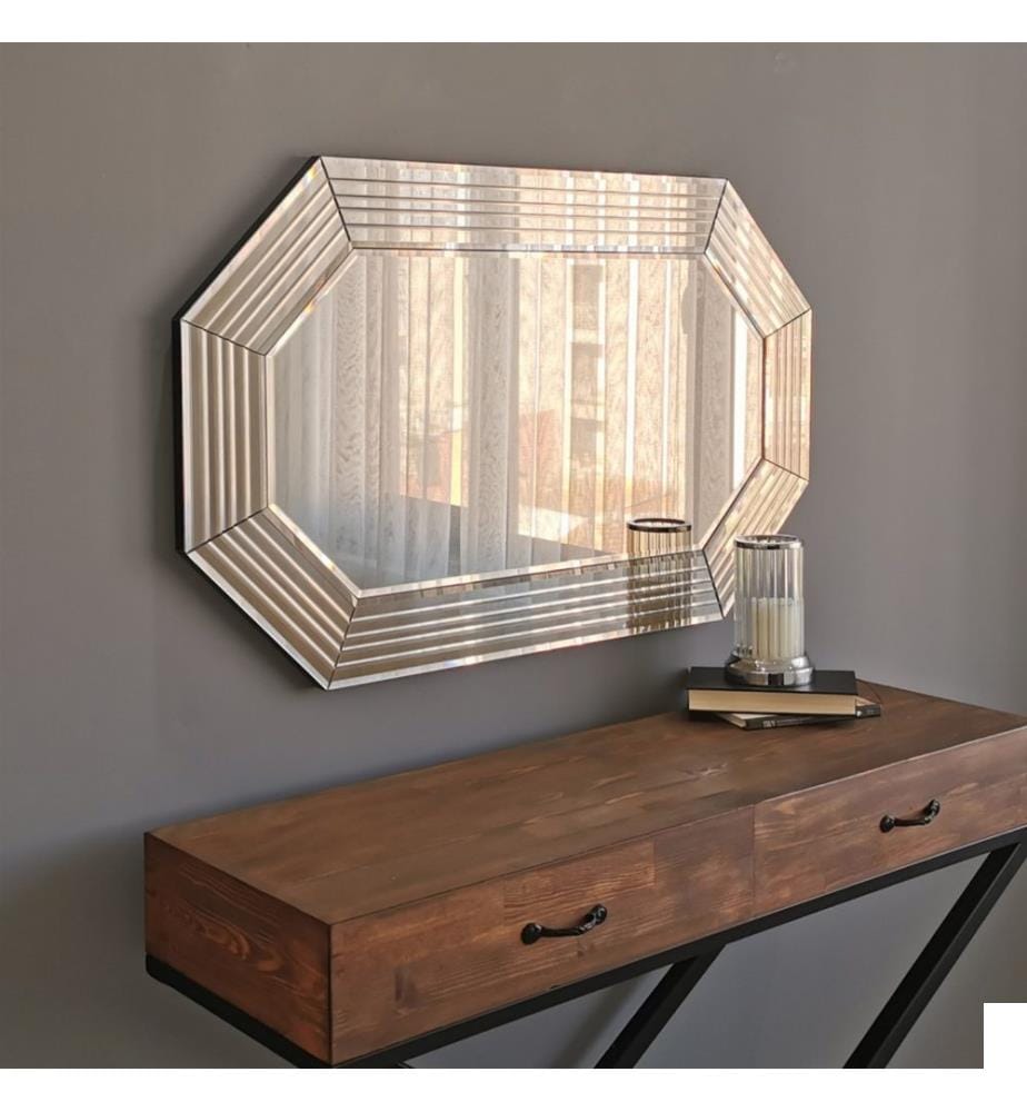 Bronze, Miroir Mural, 60X100 cm, MDF