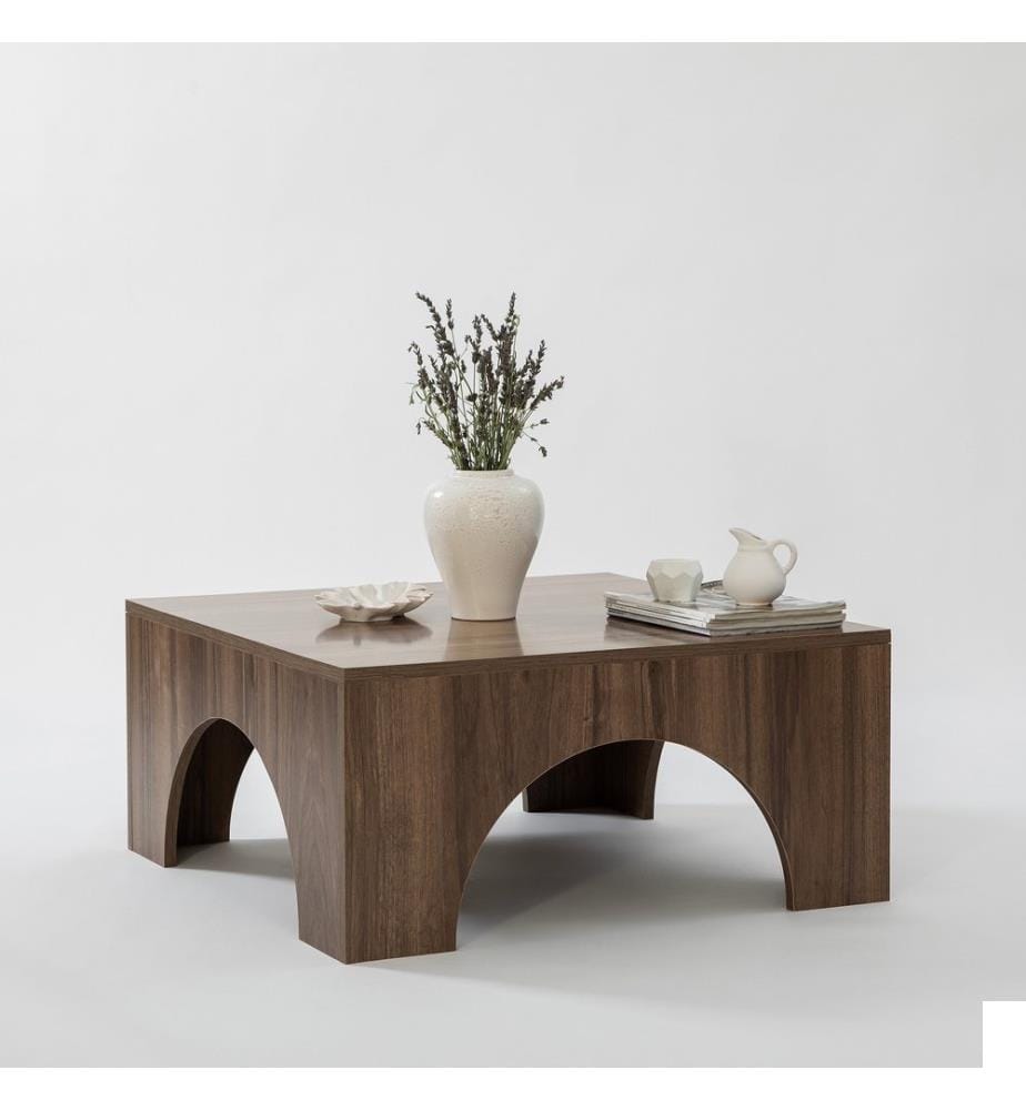 Table à café, Noyer, Panneau de particules mélaminé