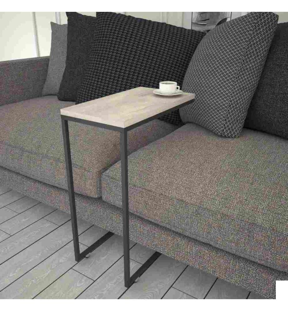 Table d'appoint, chêne, panneau de particules mélaminé