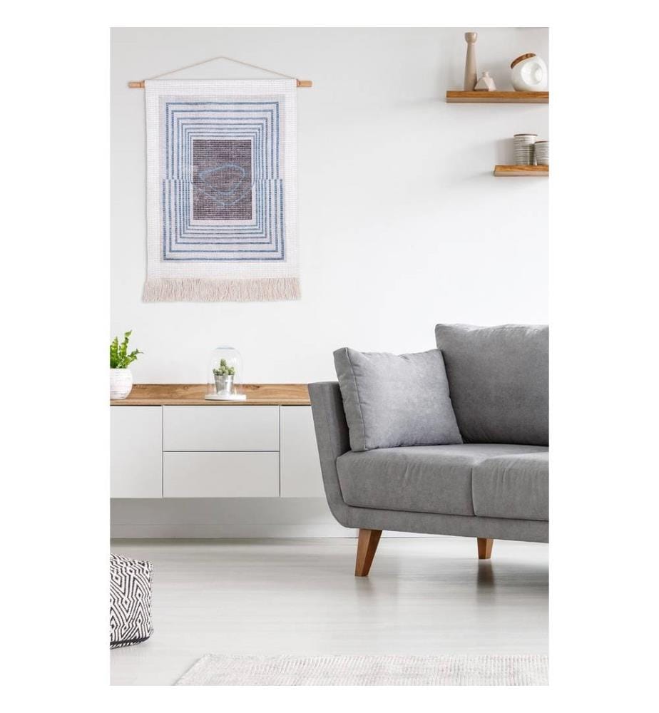 Tissu décoratif Peinture, Multicolore, 60% Polyester - 40% Coton