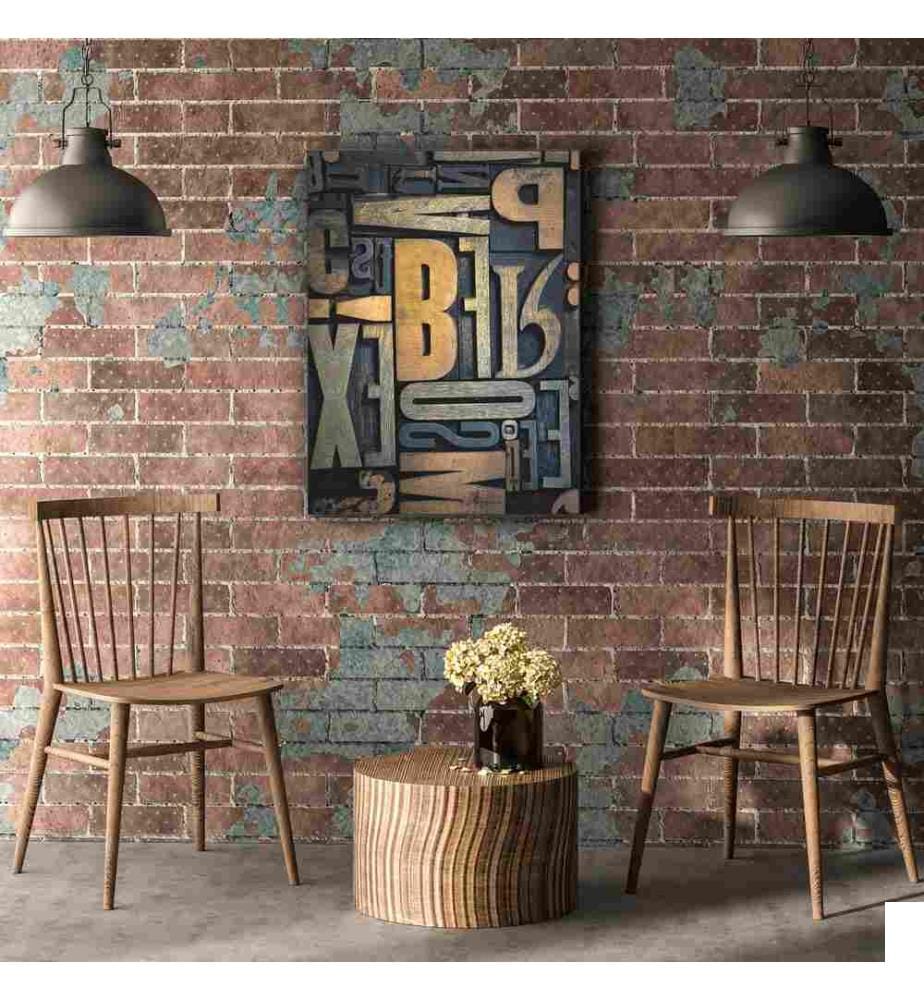 Peinture décorative sur panneau de particules mélaminé, multicolore, 100% panneau de particules mélaminé