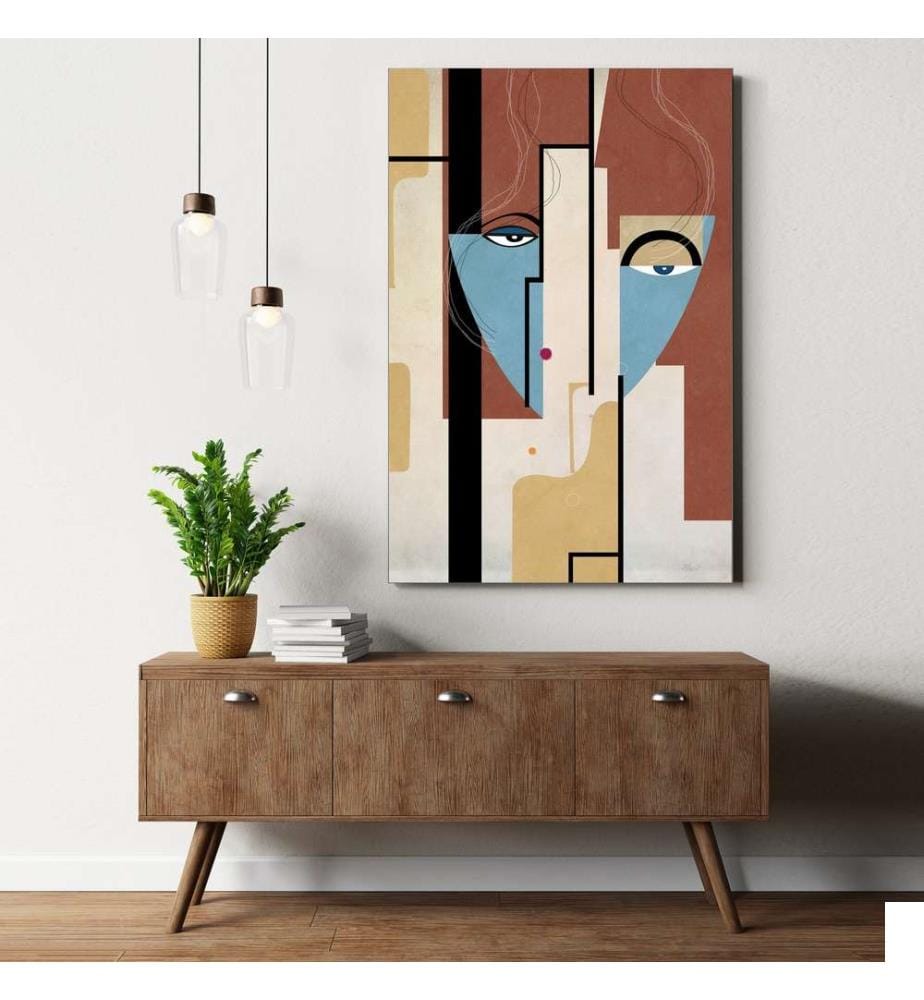 Peinture décorative sur panneau de particules mélaminé, multicolore, 100% panneau de particules mélaminé