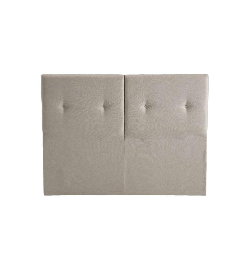 Tête de lit, Beige, PARTICLE BOARD, Tissu : 100% POLYPROPYLÈNE