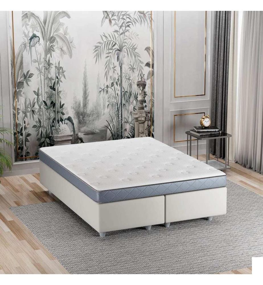 Matelas, blanc, 100% SPONGE