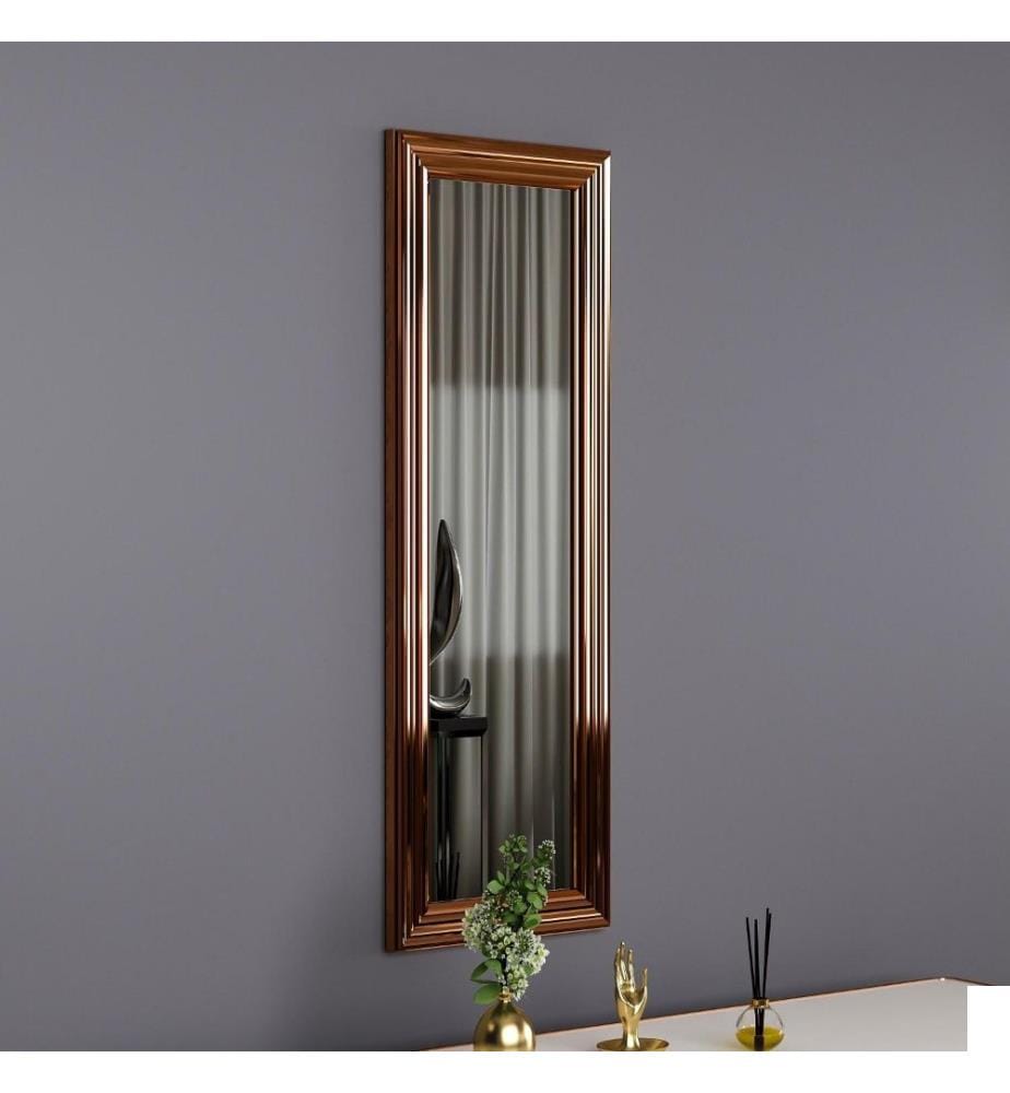 Miroir, Bronze, MDF, Miroir de commode encadré en bronze