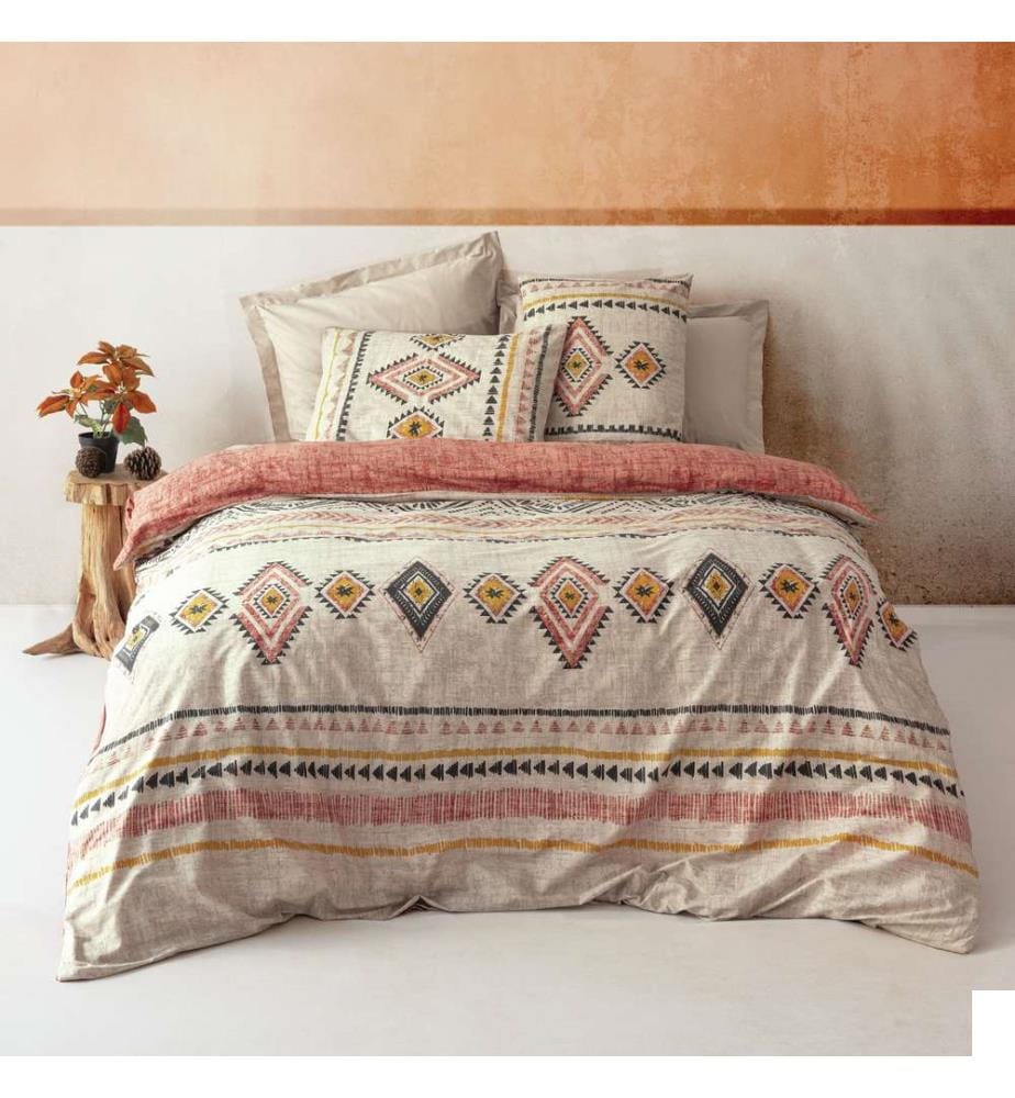 Carreau Rouge, Couette, Coton Ranforce