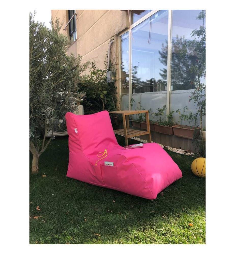 Sac pouf, rose, 100% polyester, tissu : 100% Impertex