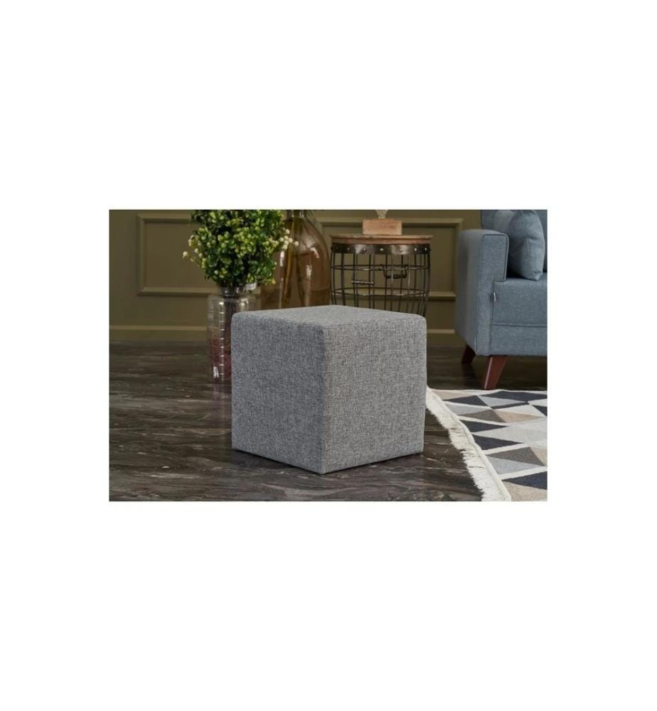 Gris, Tabouret De Siège, Bois Cadre De Hêtre , MDF
