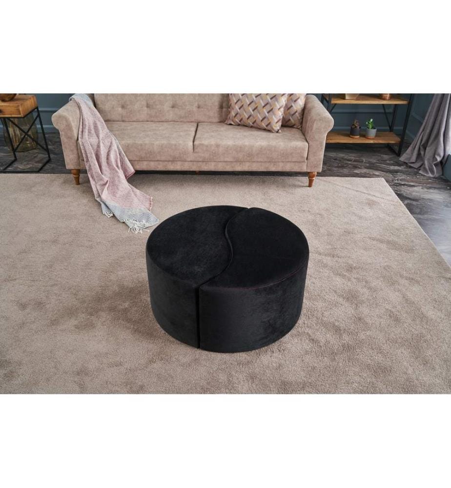 Noirs, Sacs De Haricots Classiques,% 100 Polyester Et Velours