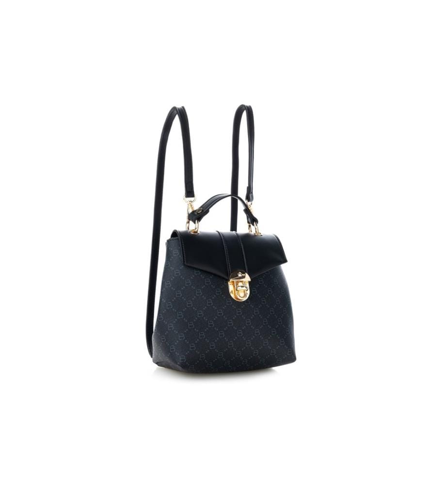 Sac à dos, noir, 100% cuir polyvinyle