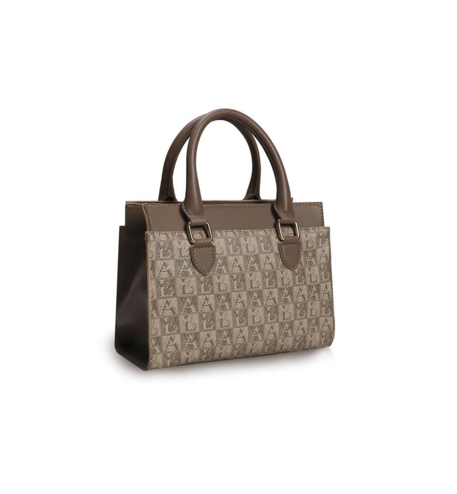 Sac à main, vison, 100% cuir polyvinylique