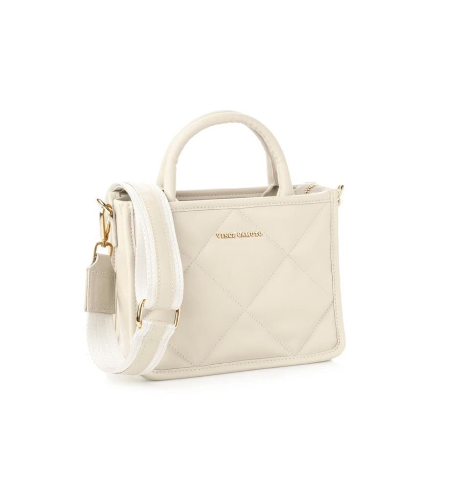 Sac à main, crème, 100% cuir polyvinylique