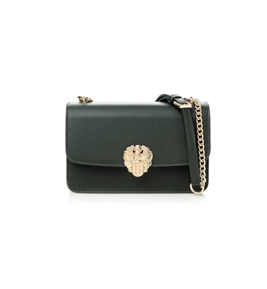 Sac à bandoulière, vert foncé, 100 % POLYVINYL LEATHER