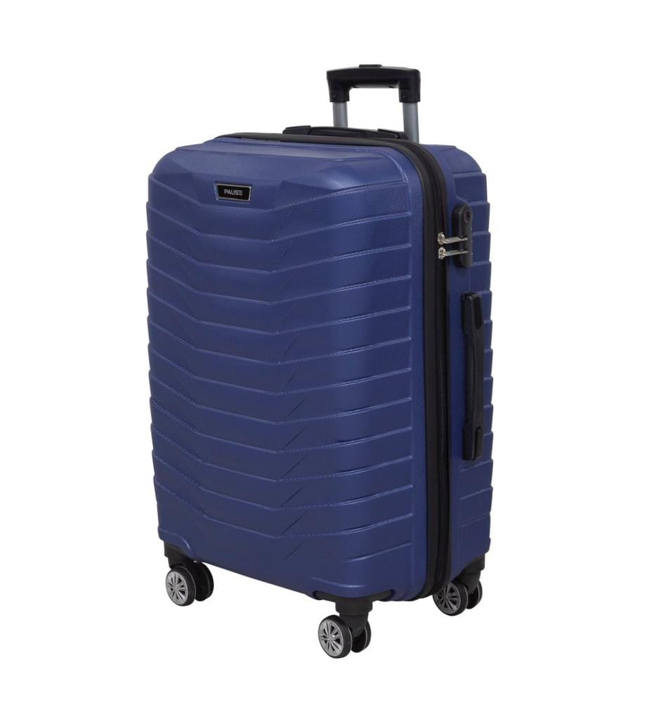 Valise, bleu foncé, 100% ABS