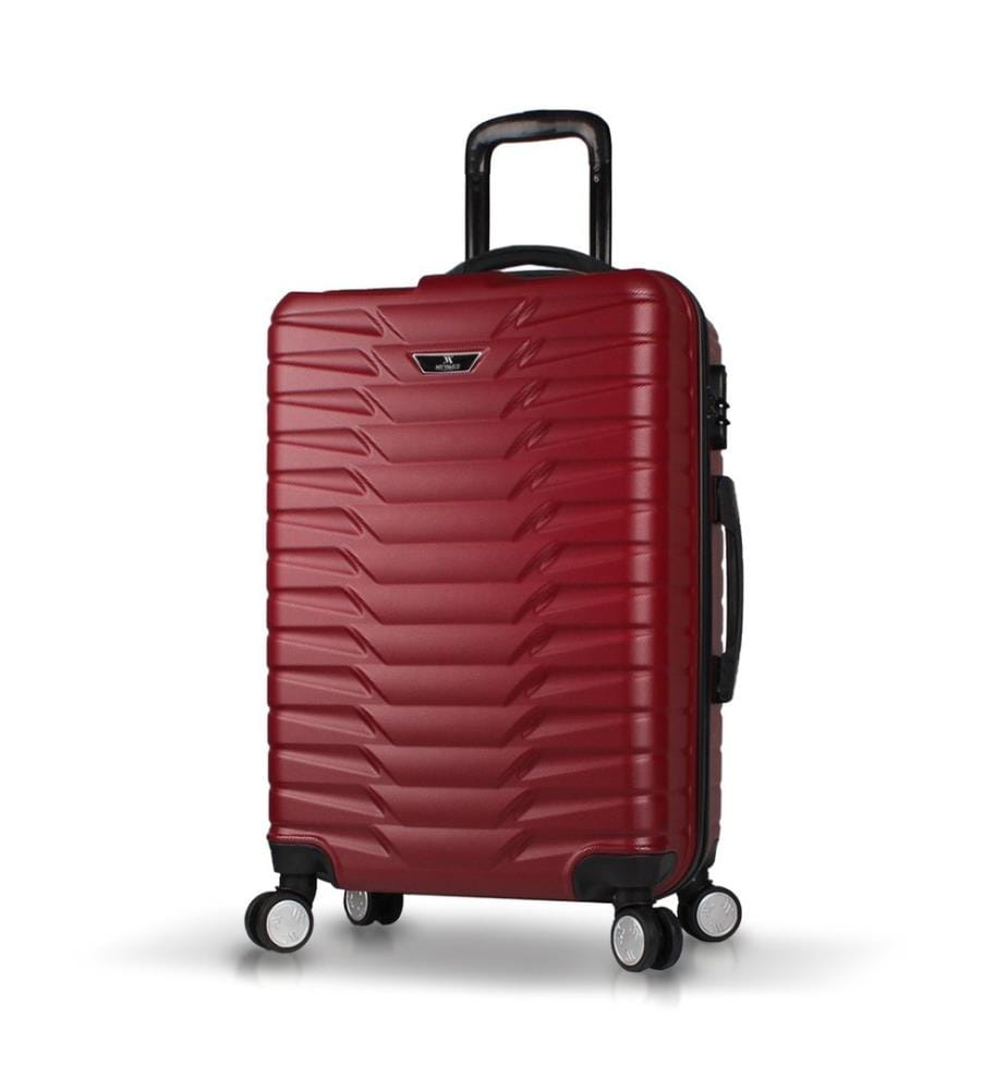 Valise, rouge bordeaux, 100% ABS