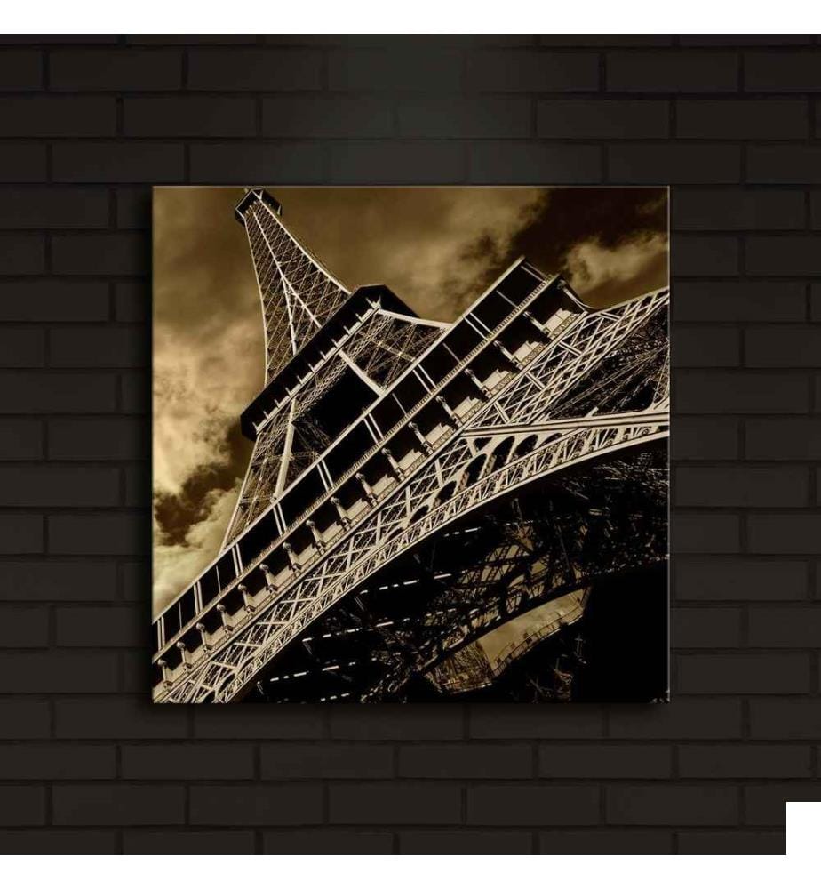 Peinture sur toile décorative éclairée par LED, multicolore, toile en daim