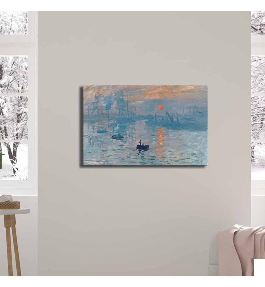 Peinture décorative sur toile, Multicolore, Toile en daim