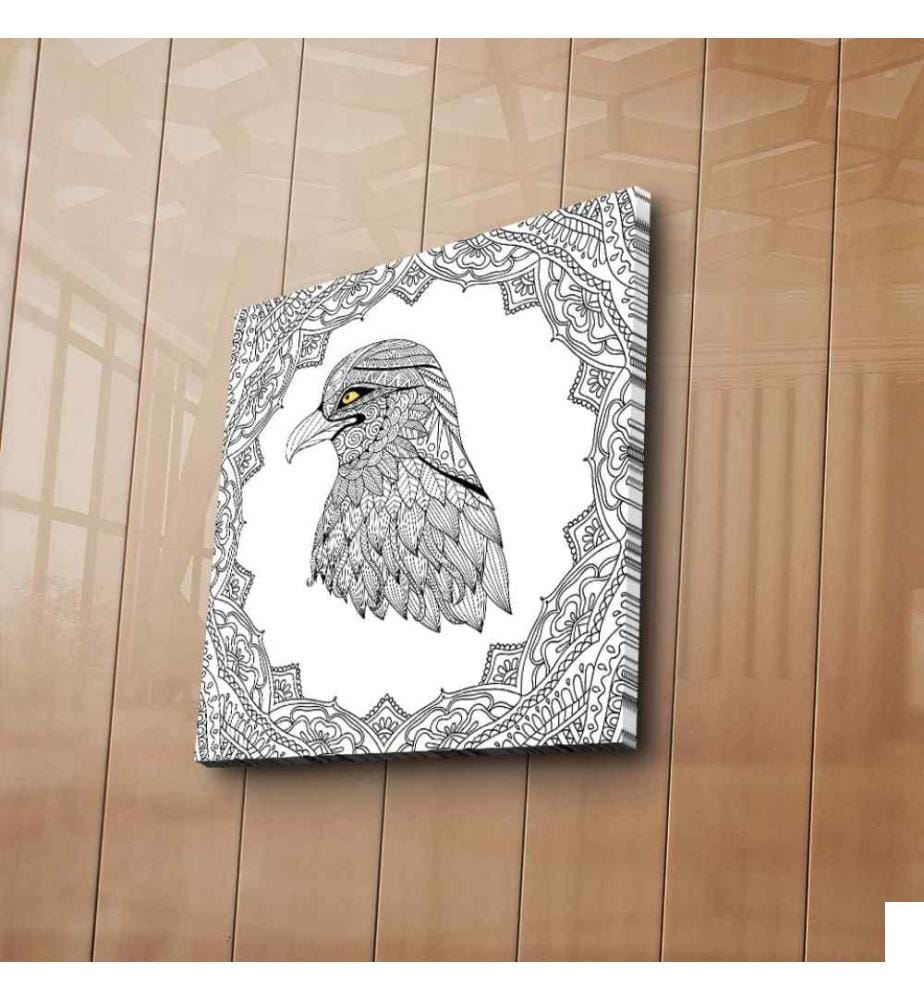 Toile décorative à peindre, Multicolore, Toile en daim