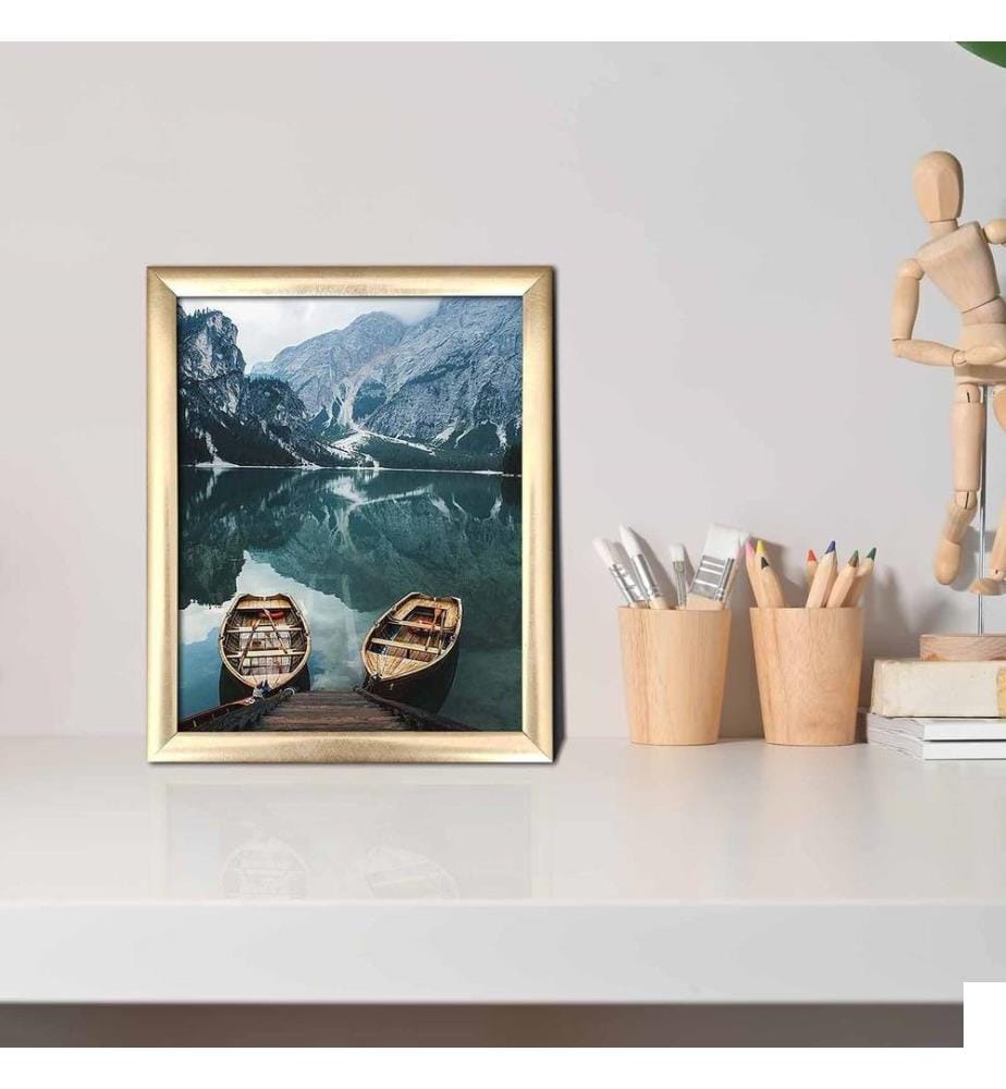 Peinture décorative encadrée MDF, Multicolore, Peinture MDF, Cadre PVC