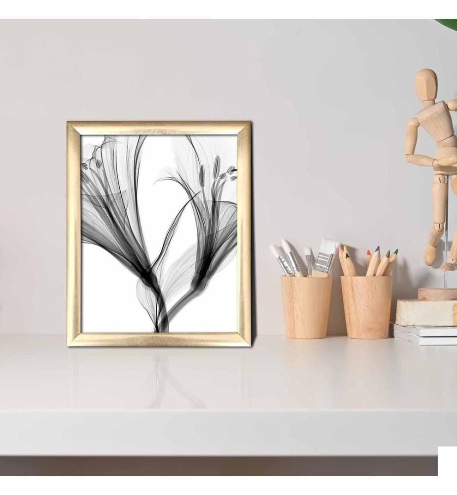 Peinture décorative encadrée MDF, Multicolore, Peinture MDF, Cadre PVC