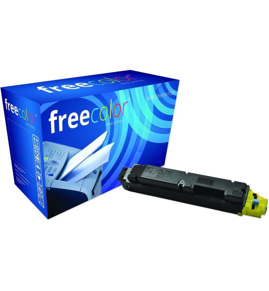 FREECOLOR - Toner Kyocera TK-5140 Yellow