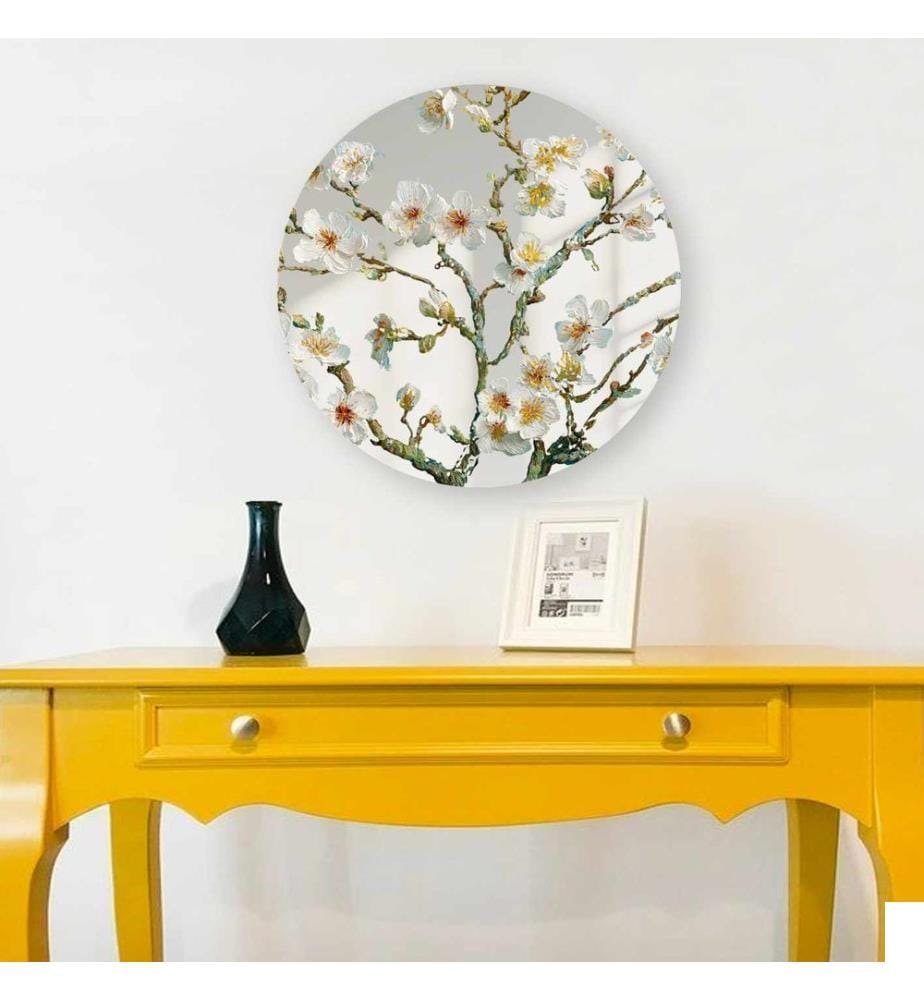 Miroir décoratif, 100 % verre, multicolore