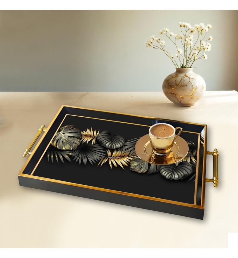 Plateau, multicolore, 100 % VERRE