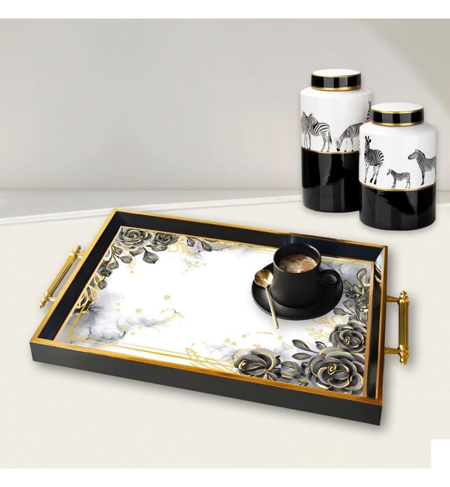 Plateau, multicolore, 100 % VERRE