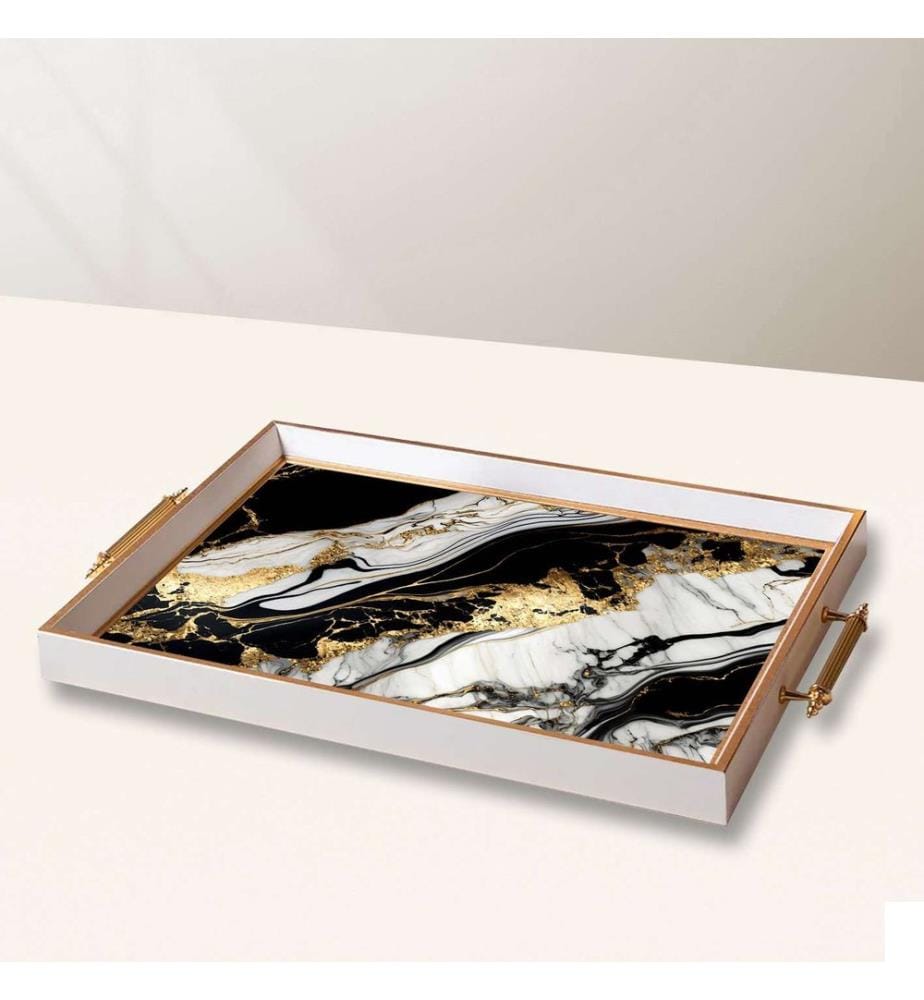 Plateau, multicolore, 100 % VERRE