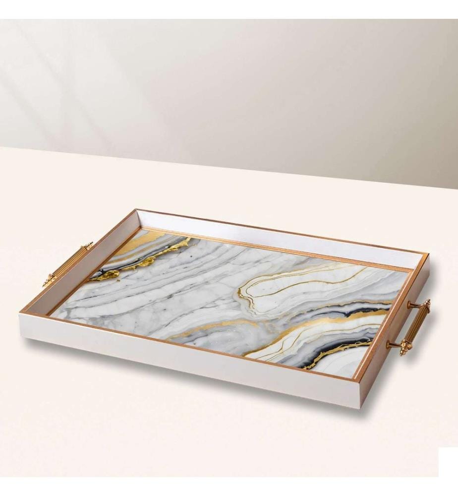 Plateau, multicolore, 100 % VERRE