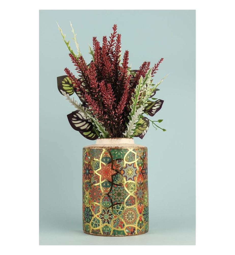 Pot décoratif, multicolore, CORPS EN CÉRAMIQUE