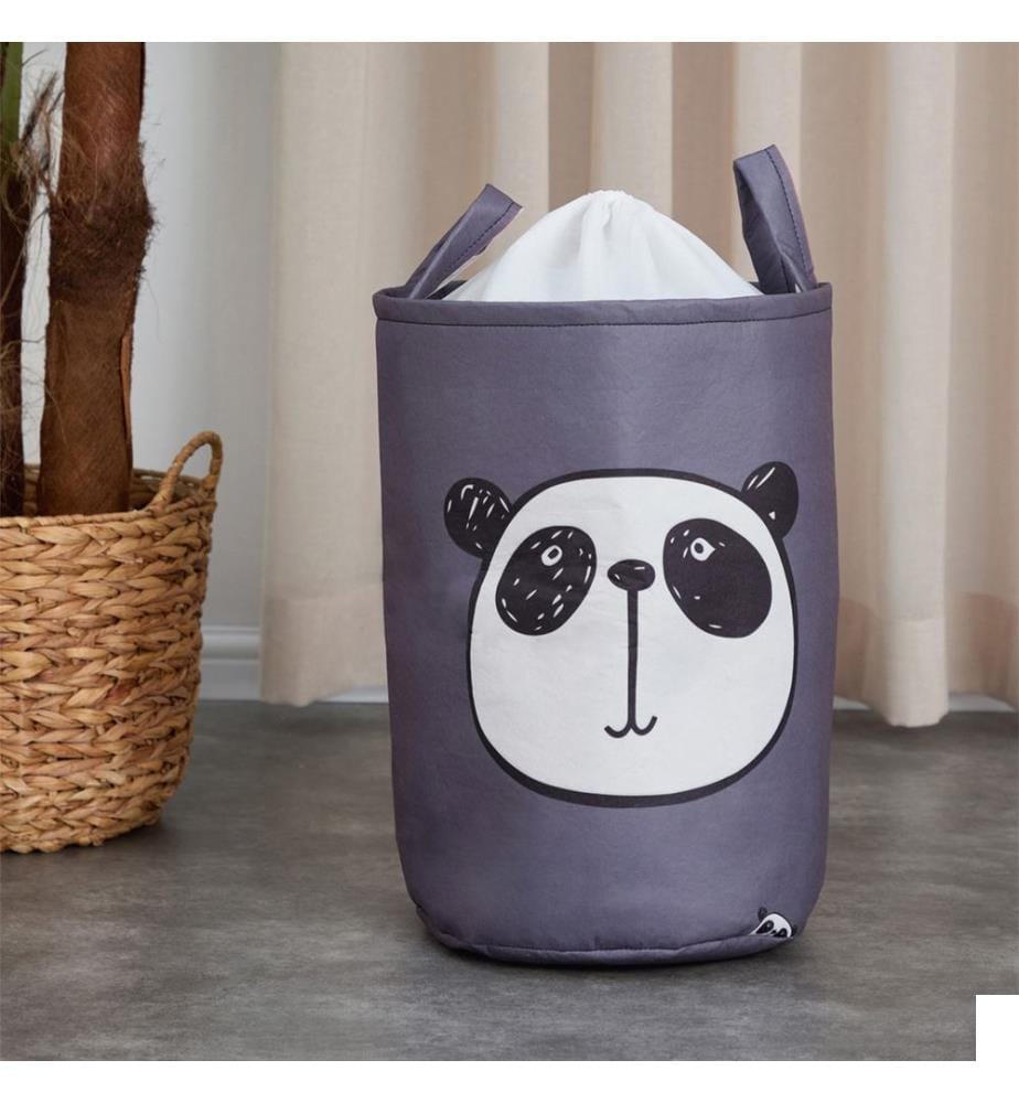 Panier à linge, violet, blanc, 100 % POLYESTER