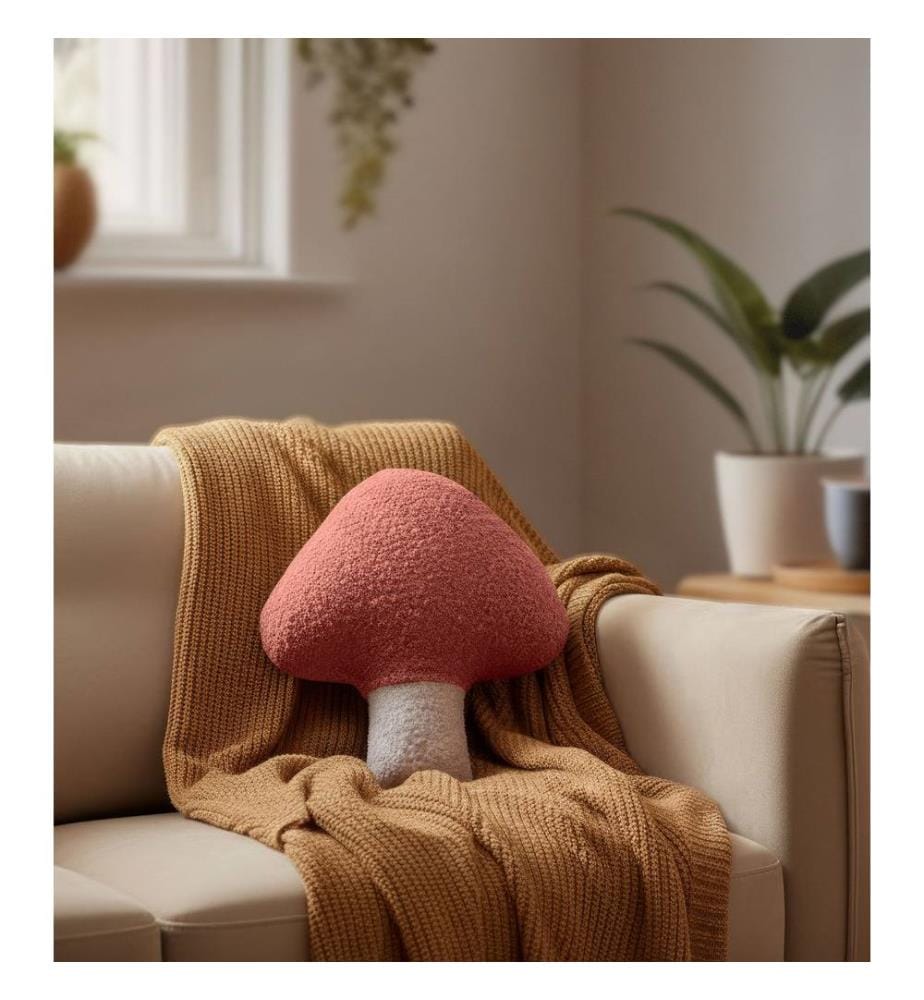 Coussin, rose, blanc, 100% POLYESTER