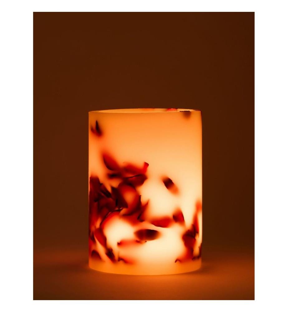 Bougie, Rose, 100% SOYA CANDLE