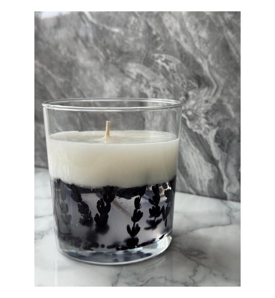 Bougie, Noir, Blanc, 100% VERRE