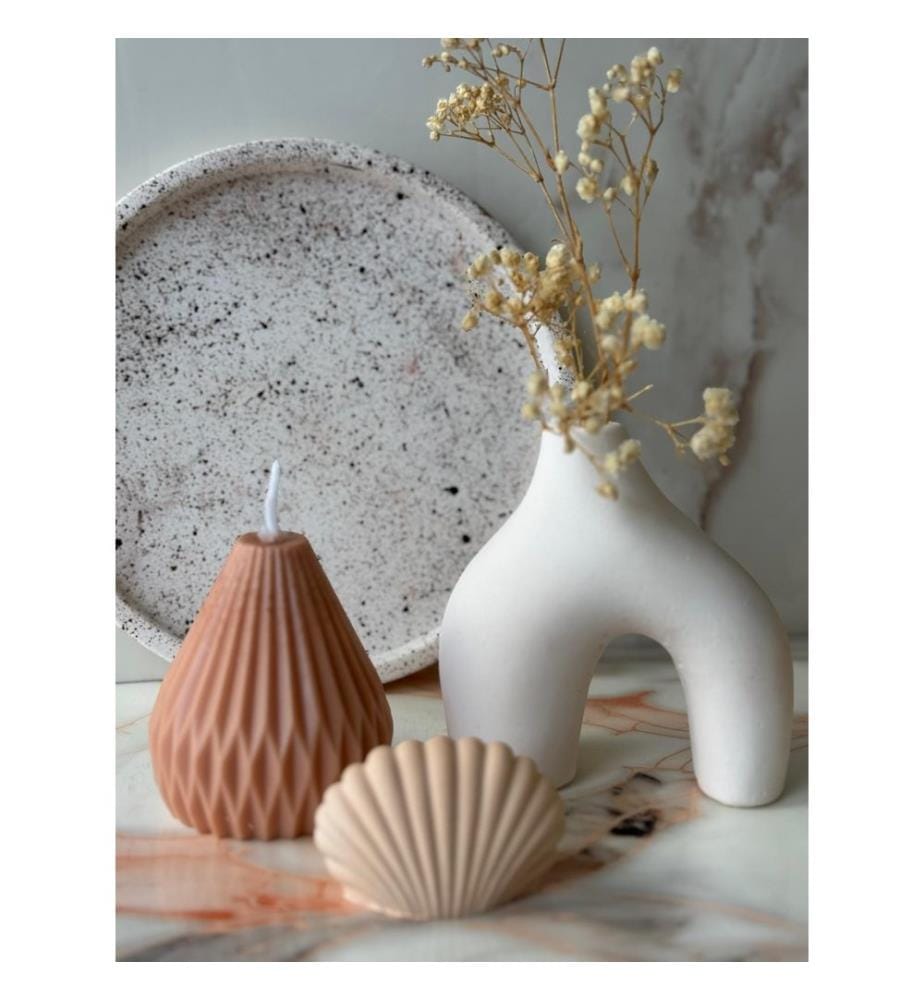 Set de bougies, 4 pièces, Multicolore, 100% CONCRETE