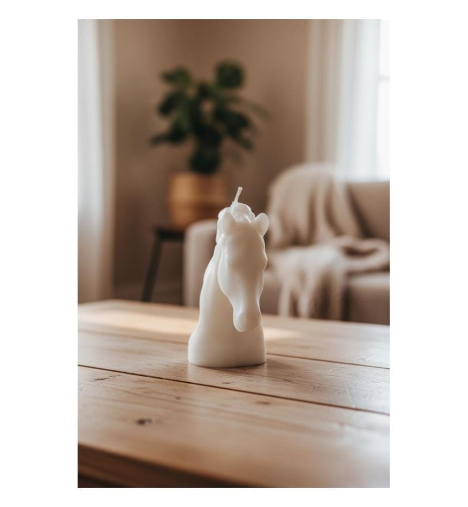 Bougie, blanche, 100% SOYA WAX
