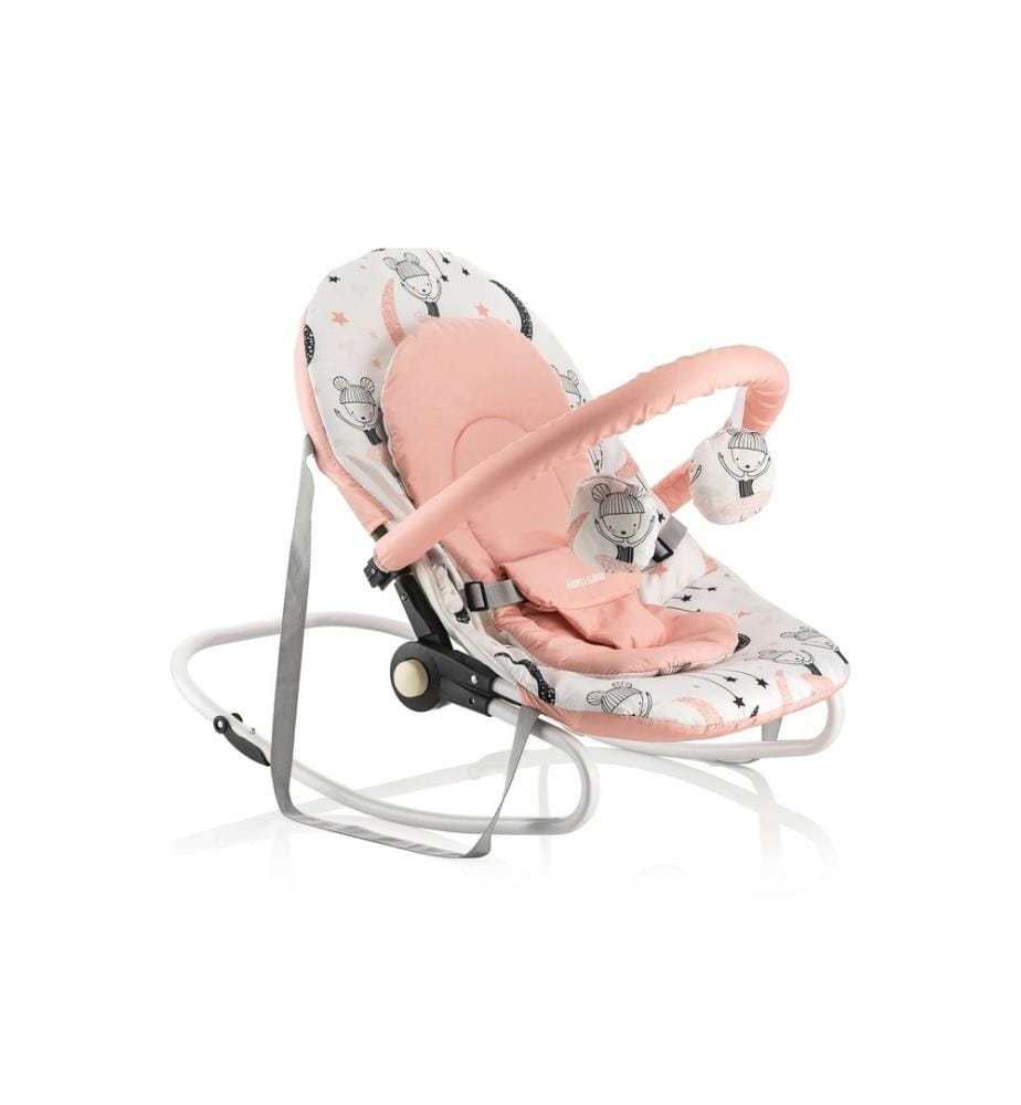 Siège gonflable, Rose, 100% PLASTIQUE, Coussin : 100% POLYESTER, Structure : 100% METAL