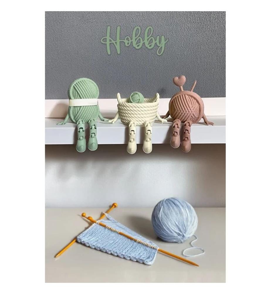 Trinket Set, 3 Pieces, Beige, Light Green, Pink, 100% BIOPLASTIC